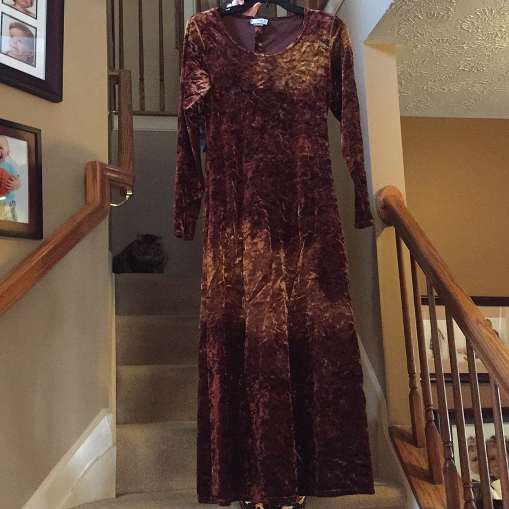 Crushed velvet dress size 4